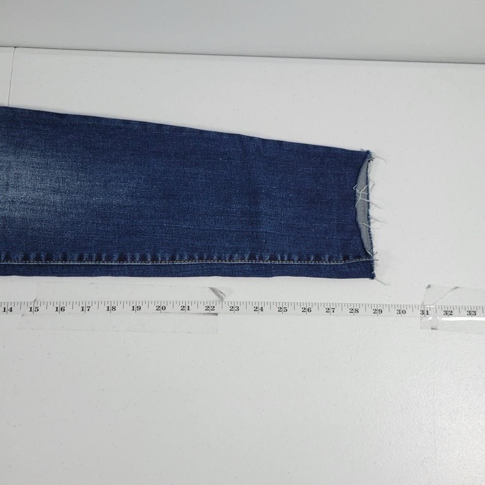 Kut From The Cloth Women's Jeans Toothpick Skinny‎ Raw Hem Size 10 Blue - Picture 4 of 11